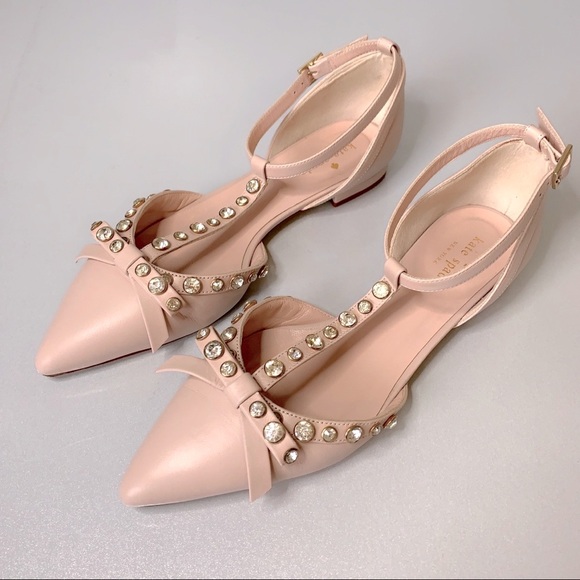 kate spade Shoes - ♠️ KATE SPADE Becca Flats Shoes Pointy Beige Pink